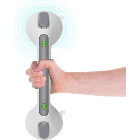 Poignée de douche à ventouse, 30 cm, sans perçage, pour personnes âgées, handicapées, enfants et femmes enceintes