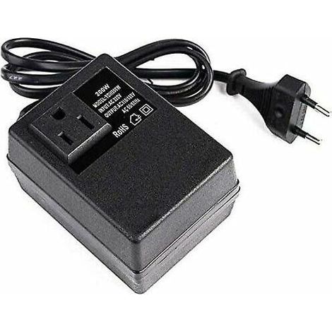 Dciustfhe Tension : 200 W - Transformateur : 220 V à 110 V - Prise européenne. (1/5)