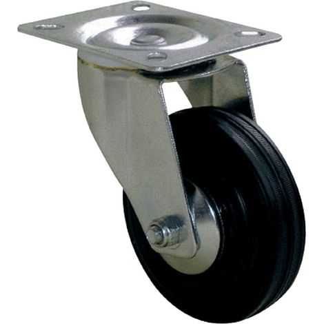 Port-roll Rueda giratoria manual 85 x Ø 65 mm - Capacidad 65 Kg GUITEL