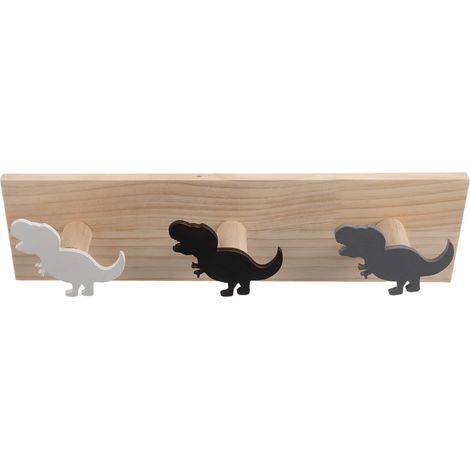 murale dinosaure KICHOUSE pour chambre d enfant patère (1/5)