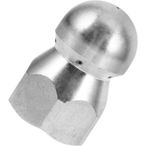 Sewer Cleaning Nozzle Stainless Steel Small 3/8 High Pressure Jet Nozzle for Sewer Cleaning Machine Industrial and Residential Use (1/5)