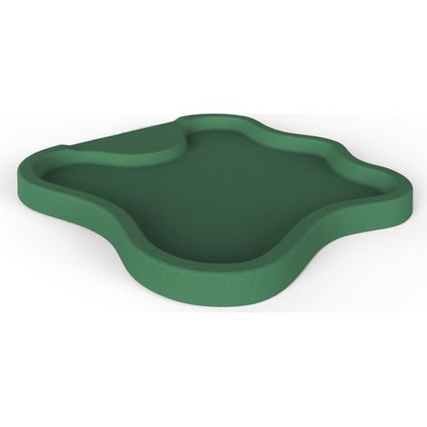 Piatto Doccia da Esterno Giardino in Polietilene HD Arkema Lake Verde Scuro (1/5)