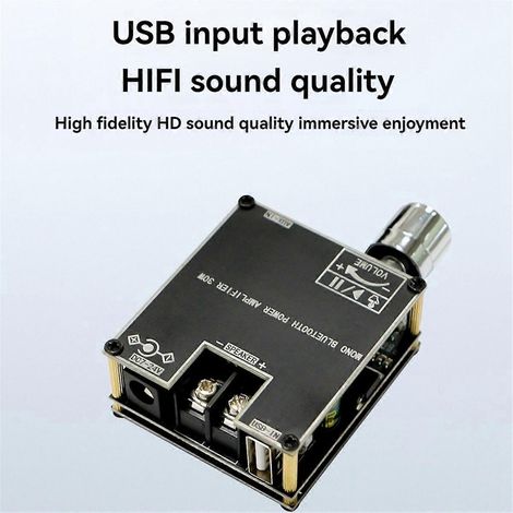 -301B Carte amplificateur Bluetooth Module amplificateur de puissance audio-- (1/5)