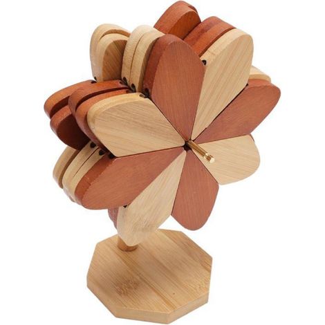 Couchage pour chat en bois formé, structure stable arbre à chat confortable repos (1/5)