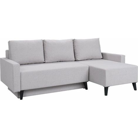 Sofá rinconero Delbene 127 , Función de descanso, Almacenaje, 225x140x74cm, 0