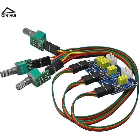 Passive Abstimmungsplatine, Potentiometer zur Hoch- und Tieftoneinstellung, Frequenzweichenplatine, DIY-Lautsprecherzubehör, Verstärker, Vorverstärkermodul (1/4)