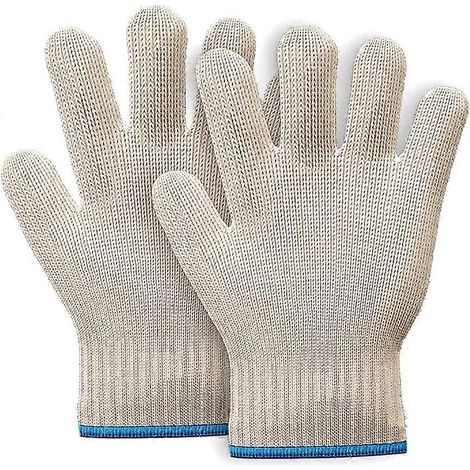 Gants de cuisine (1 paire) résistants à la chaleur, antidérapants, pour micro-ondes et four, double face. (1/5)