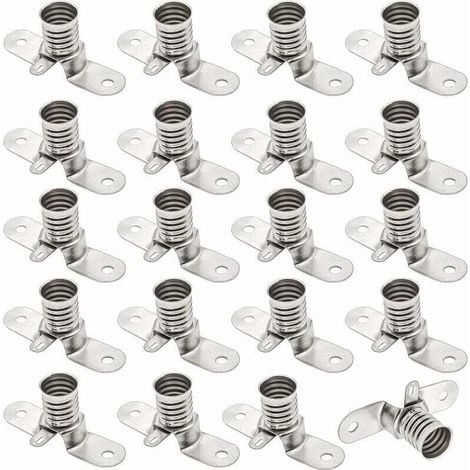 E10-Lampenfassung, 20 Stück E10-LED-Lampen, 6 V, E10 mit Lötanschlüssen für Heimexperimente, Schaltungen, elektrisches Testzubehör - Crezuo