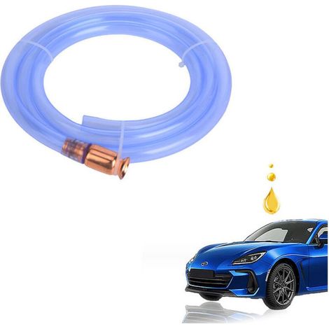 Pompe Siphon de Transfert, Siphon Essence,Tuyau Siphon Carburan, Tuyau Pompe Essence Manuelle pour Eau/Essence/Carburant Tuyau Siphonnage (1/4)
