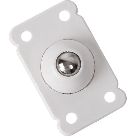Bardusch-4 poulies universelles acier inox auto-adhésives, rotation 360°, pour armoire et rangement (1/2)