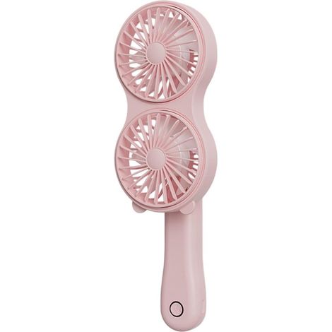 Ventilateur portable rechargeable USB, ventilateur de table personnel pour voyage, plage, mariage, salle de sport et activités extérieures (1/5)