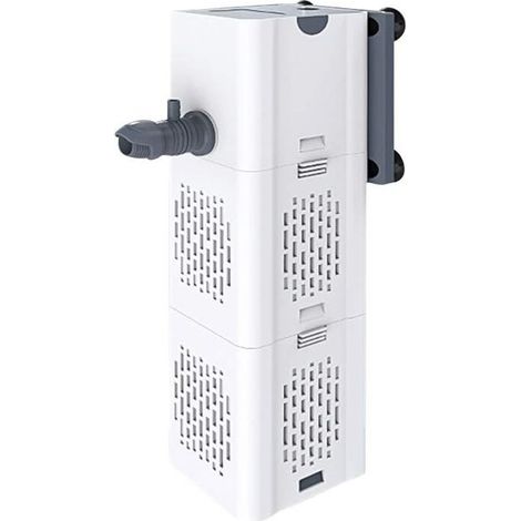 Filtre aquarium 90-180L, pompe aquarium à débit maximum 15W 1000L/H, adapté aux filtre externe aquarium de 90-180 litres (Blanc). (1/5)