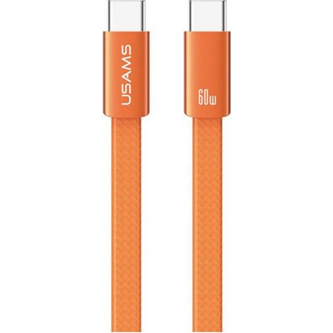 USAMS U96 60W USB-C auf USB-C Kabel 1,2 m Orange