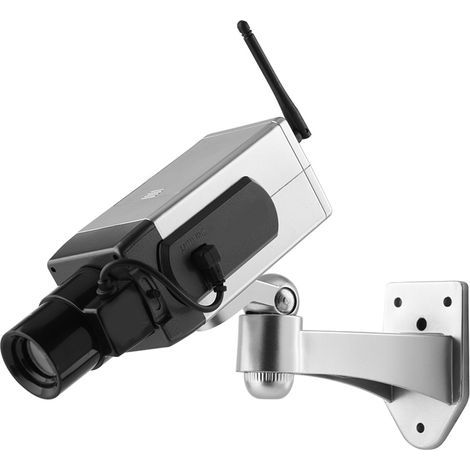 Caméra de Sécurité Fictive à Détection de Mouvement pour Intérieur et Extérieur (1/5)