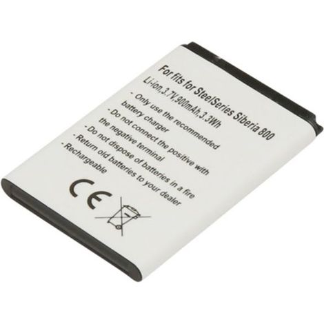 Batterie - AVIZAR - SteelSeries Siberia 800/840 - Li-ion 3.7V - 900mAh - Blanc (1/3)
