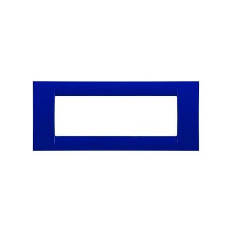 PLAQUE 6 POS.BLEU JAZZ SYSTEM VIRNA GEWISS GW22176