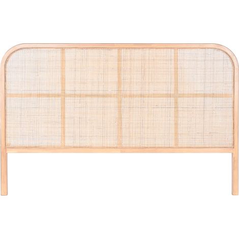 Kopfende des Betts Home ESPRIT natürlich Kautschukholz 180 x 3,5 x 120 cm (1/4)