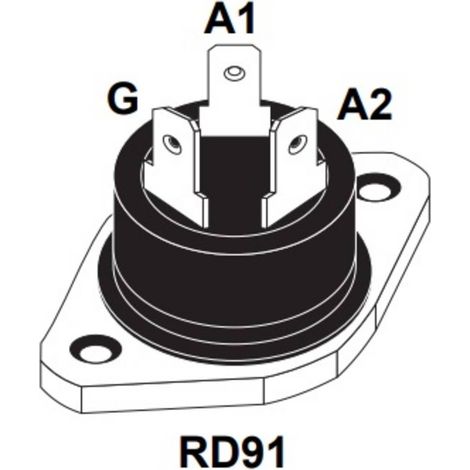STMicroelectronics BTA40-600B Thyristor (SCR) - TRIAC RD91 40 A 600 V