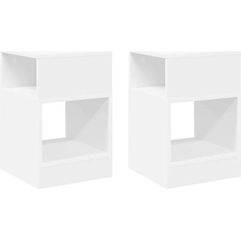 Maison Exclusive - Mesa Auxiliar 2 pcs 30,5 x 30 x 45 cm Madera d