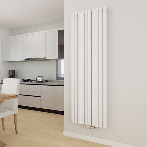 AICA Design Heizkörper 180x59cm 2358W Vertikal Badheizkörper Paneelheizkörper Röhrenheizkörper Doppellagig Weiß (1/5)