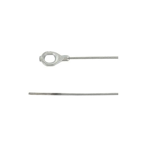 Cable flexible universal con ojete de ø: 8,5 mm - Longitud del cable: 2000 mm ø: 2,5 mm.