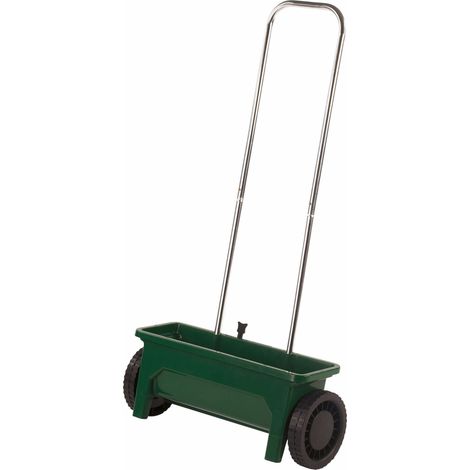Épandeur à gazon 12 L – Débit réglable – Largeur d'épandage 45 cm – Pour semences, engrais et sel – Polypropylène durable – Toolland (1/6)