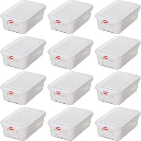 BRB 12 GN-Vorratsdose/Frischhaltebox mit Deckel, LxBxH 265x162x100 mm, Inhalt 2,8 Liter