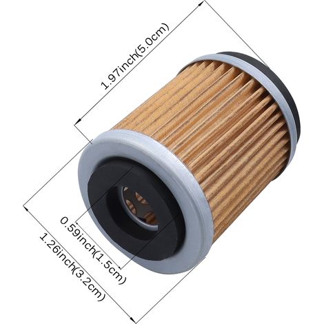 Oil filter 3UH-E3440-00 5H0-13440-09 is suitable for Yamaha YFM200. (1/4)