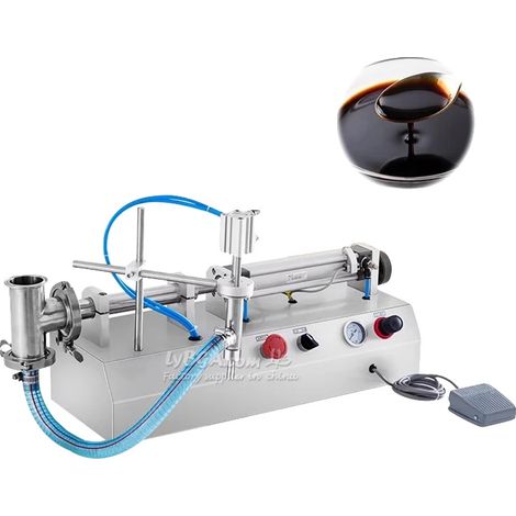 Macchina riempitrice semiautomatica, capacità 30 litri, design antigoccia, 5-40 ml (1/2)