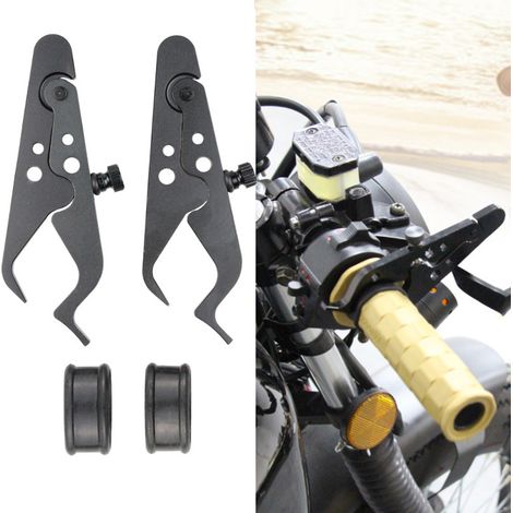 Parts for motorcycles and electric vehicles: CNC aluminum cruise control throttle latch, auxiliary handle, stabilizer and carrying handle. (1/5)