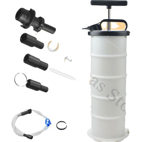 Pompe Extracteur d'Huile, Capacité de 6,5 L, Fonctionnement à Double Mode, 9,06 x 7,08 x 22,83 Pouces, Accessoires Complets, Design Léger (1/5)