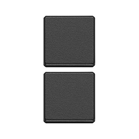 VIMAR - 22751.0.03 Zwei flache Tasten ohne Symbole, grau