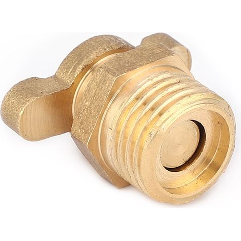 Kit de remplacement de 5 vannes de purge d'eau en laiton G1/4 pour compresseur d'air (1/5)