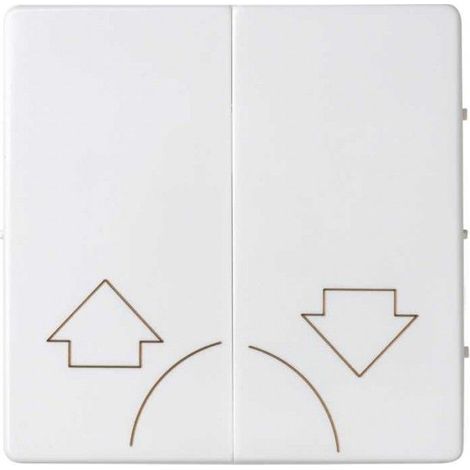 Simon 82 Concept  Tecla doble persianas sin enclavamiento blanco mate SIMON 8200029-090