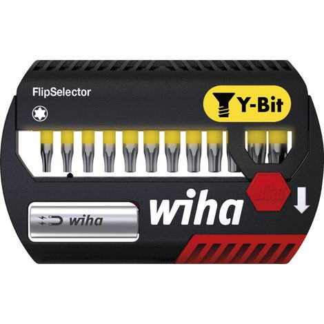 Wiha Juego de bits FlipSelector, bits en Y de 25 mm TORX®, de 13 unid. de 1/4" C6,3 (41828) (1/2)