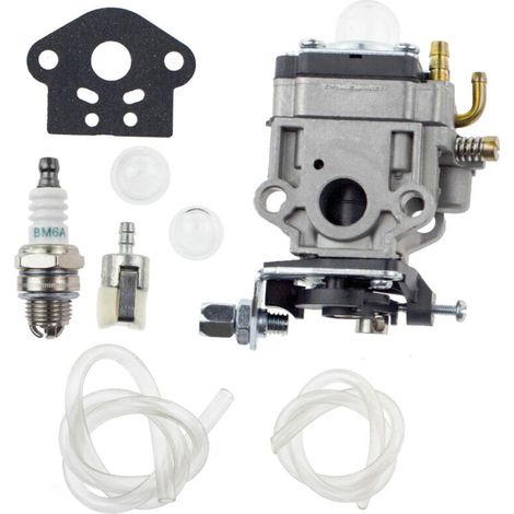 Convient aux carburateurs. Compatible avec les débroussailleuses Makita RBC2510, RBC2500, PTR2500, EM2500U, ER2600L, EM2600U-B.-AquaForge