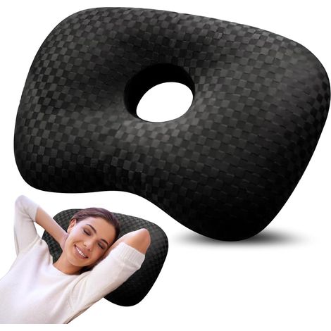 Almohada para piercing de oreja, almohada para piercing de oreja, almohada para dormir de lado, almohada para aliviar el dolor de oído