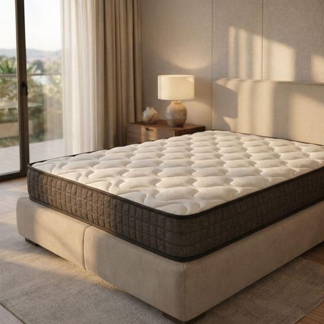 Colchón Viscoelástico Reversible 3D EKO Confort 90x180 cm  20 cm Altura  Alta Transpiración  Núcleo HR Ergonómico  Firmeza Media  REAL CONFORT (1/5)