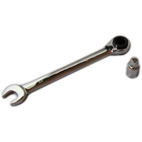 Clé Mixte à Cliquet Réversible étoile Fixe 22 Mm Adaptateur 19-22 Mm (1/2)