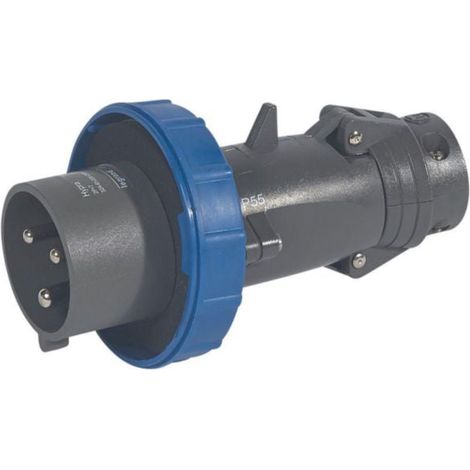 Fiche mobile droite Hypra IP66/67-55 32A - 200V à 250V - 2P+T - plastique - LEGRAND
