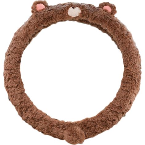 Housse De Volant pour Femmes - Housse Douce À Motif Animaux  Protecteur De Volant Anti-Dérapant - pour Hiver Chaud, Femmes, Camion, Voiture et SUV, Intérieur (1/5)