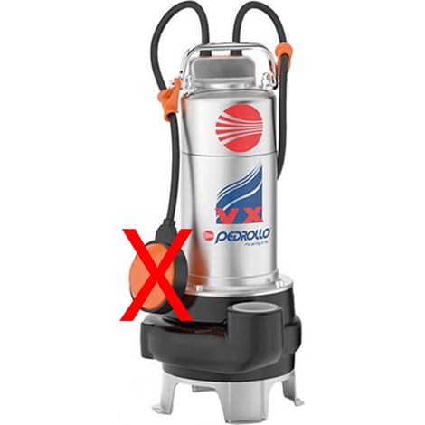 POMPA Sommergibile VORTEX Acque Luride Acciaio 1Hp VX10/50-N 5M 380V Pedrollo Trifase (1/2)