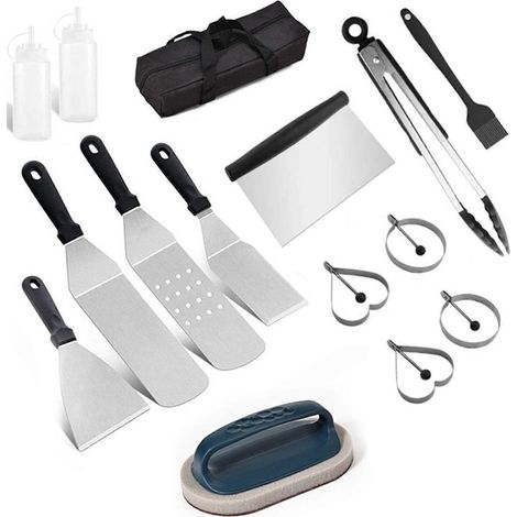 Professionelles Grillzubehör-Set für Camping und Kochen inklusive Tragetasche