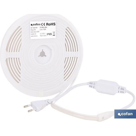 Tira LED de neón 8 W IP65 700 LM 5 m (1/4)