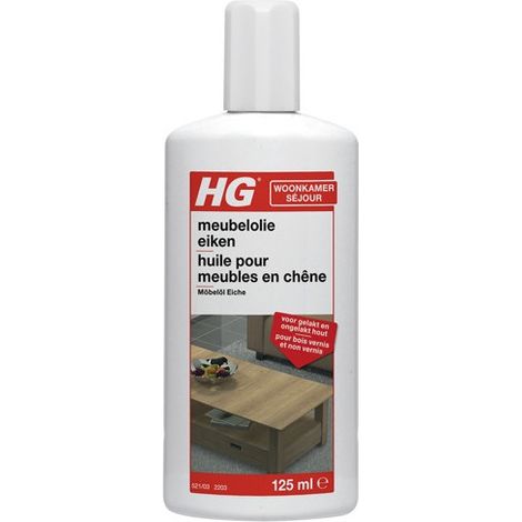 Huile pour meubles en bois - HG - 125 ml En chêne, en acajou et en merisier (1/3)