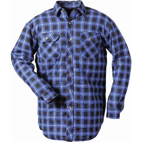 CRAFTLAND protection Thermohemd, gef., Gr. M, blau-kariert (1/3)