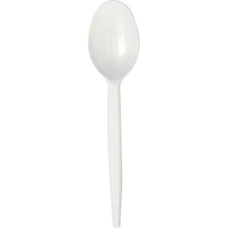 Cuillères à thé blanches 50 pièces Bibo naturel