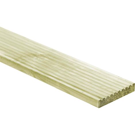 Terrassendiele 8 pcs Grün imprägniert 1,16 m² vidaXL