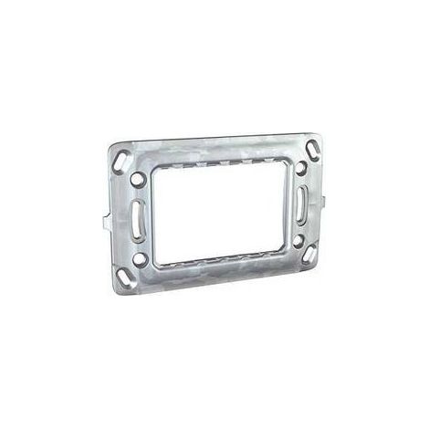 Support de fixation sans griffe 3 modules à l'italienne UNICA SCHNEIDER MGU7.103