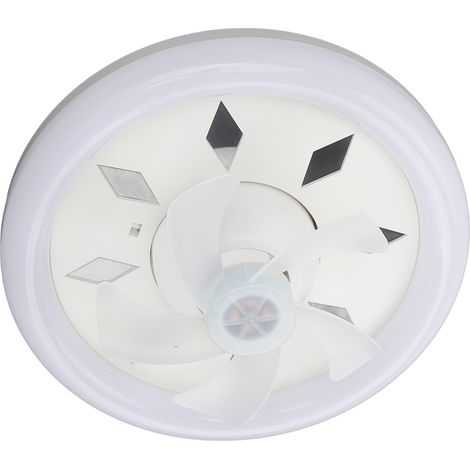 11,8-Zoll-Deckenventilator (60 W) mit E27-LED-Leuchte, dimmbar, mit Fernbedienung, 3 Geschwindigkeitsstufen, 5 Flügeln, 360°-Drehung, 85–265 V (1/5)